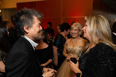 David Henry Hwang, Carla Befera and Carolyne Zinko Photo