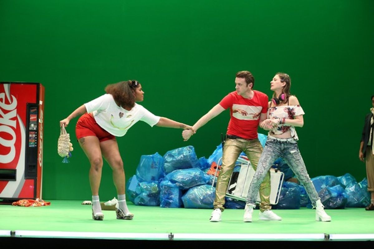 Claudia Logan, Nick Westrate, and Ariana Venturi  at 