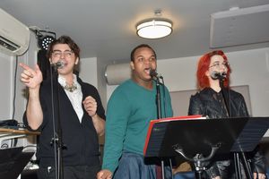 Nick Preziosi, Questin Avery Brown and Sam Behr @ BroadwayWorld Nick Preziosi, Questin Avery Brown and Sam Behr Photo