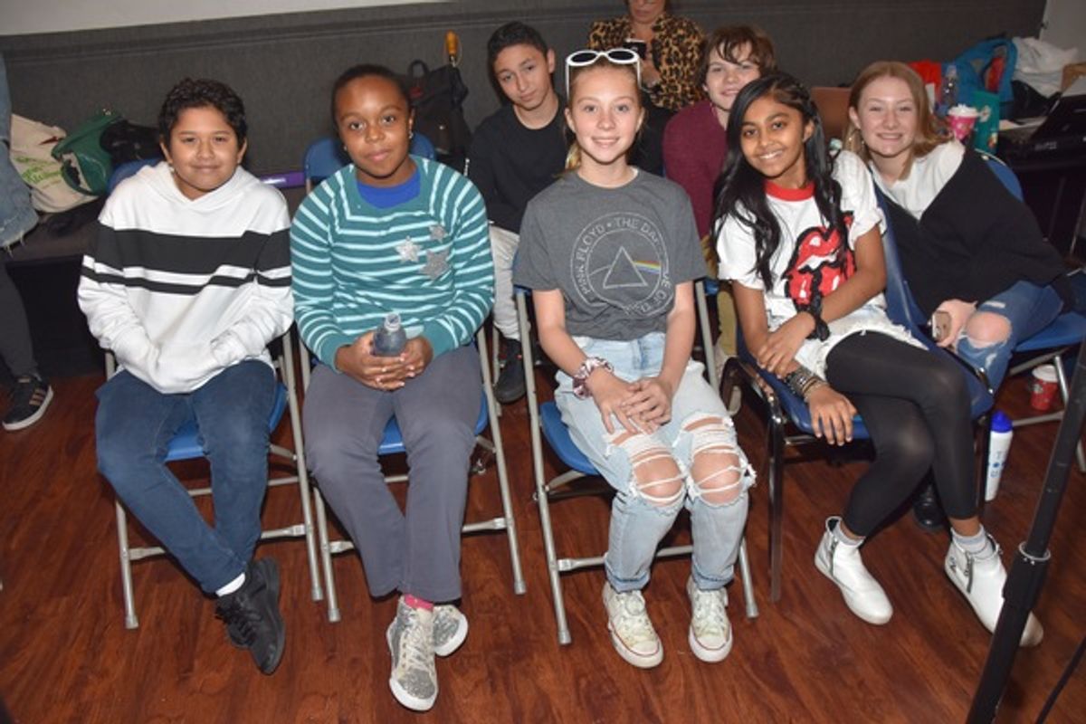 The young rockers of broadway that includes-Sway Bhatia, Timothy Foley, Nyla Jones, Matteo Russo, Myles Santiago and Isabelle Gottfried at 
