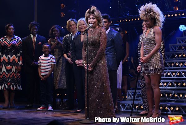 Phyllida Lloyd, Daniel J. Watts, Tina Turner and Adrienne Warren  Photo