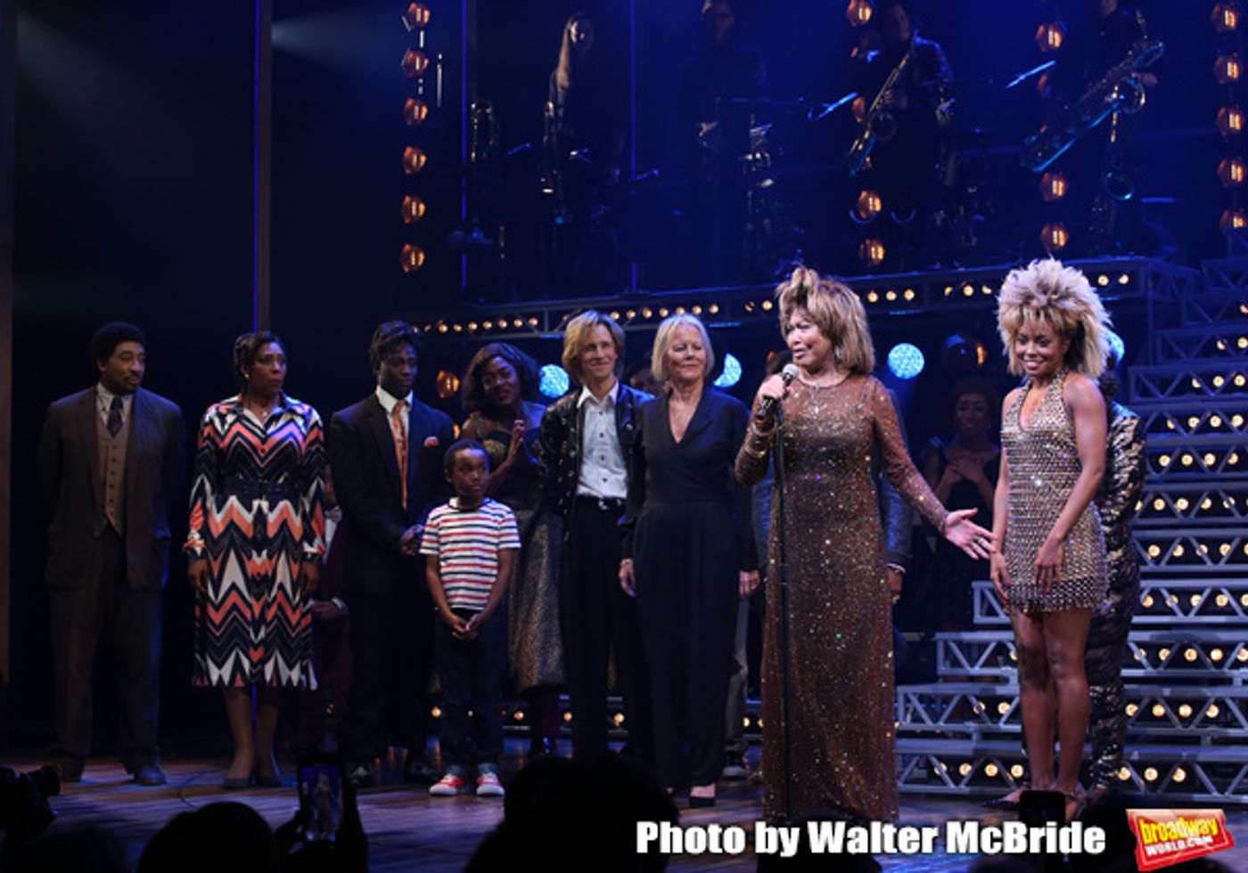 Photo Coverage: Adrienne Warren and the Cast of TINA Take Their Opening Night Bows  Image