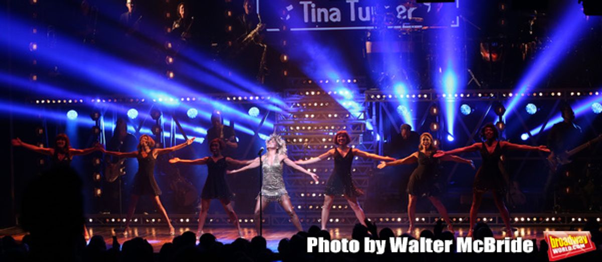 Adrienne Warren with cast  at 