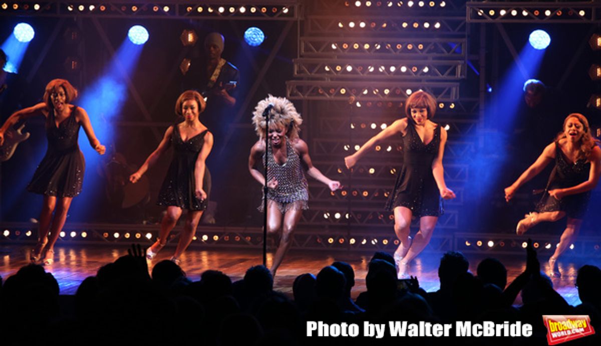 Adrienne Warren with cast  at 