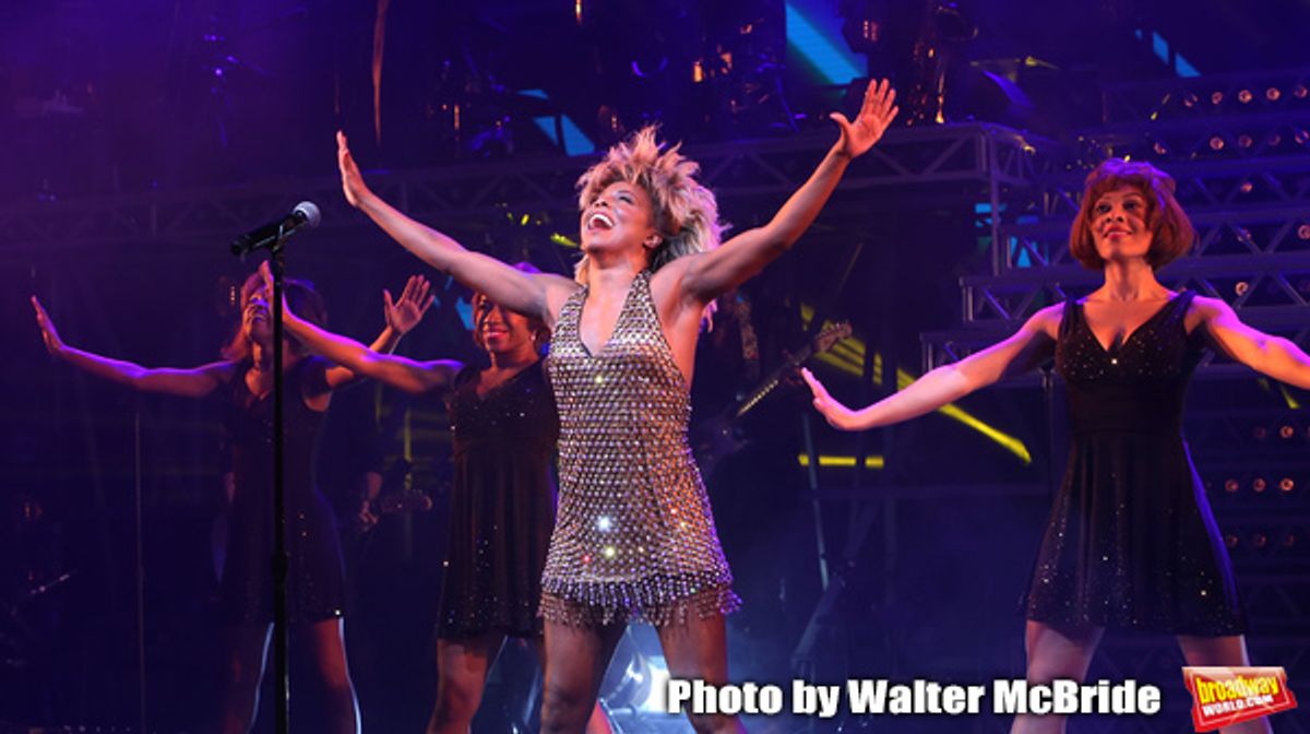 Adrienne Warren with cast  at 