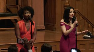 Aisha Jackson and Alyssa Fox perform ?Frozen? Medley. @ BroadwayWorld Aisha Jackson and Alyssa Fox perform ?Frozen? Medley. Photo