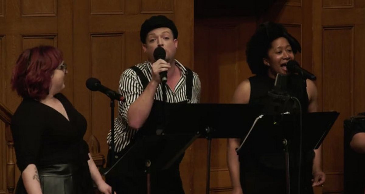 Madge Dietrich, Cameron Mitchell Bell, and Jessica Luster.  at 