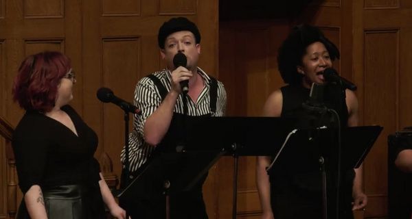 Madge Dietrich, Cameron Mitchell Bell, and Jessica Luster.  Photo
