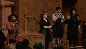 Aisha Jackson, Madge Dietrich, Cameron Mitchell Bell, and Jessica Luster.  Photo