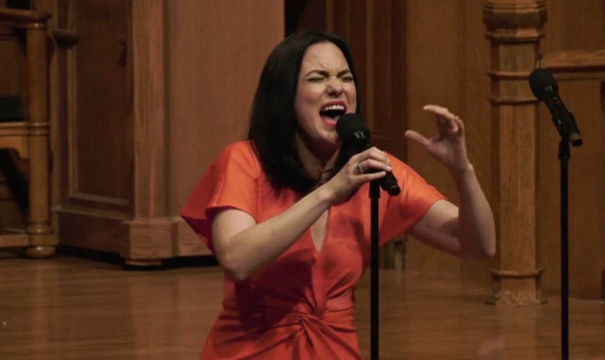 Alyssa Fox (Frozen/Wicked) belts out ?The Joke? by Brandi Carlile.  at 