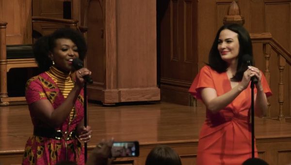 Photo Flash: Alyssa Fox And Aisha Jackson Continue Gun Reform Efforts After Successful Concert.  Image