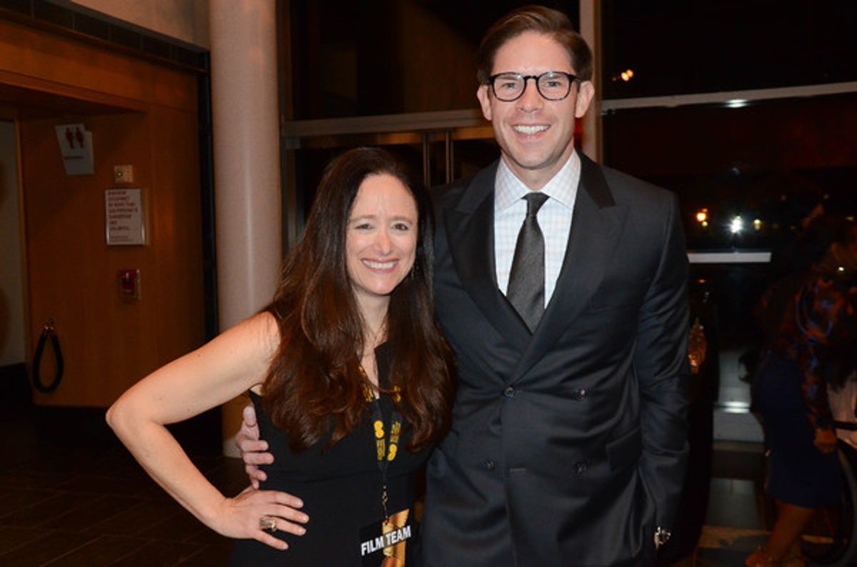 Caroline Sorokoff Film Festival Director & Frank DiLella, NY1 at 