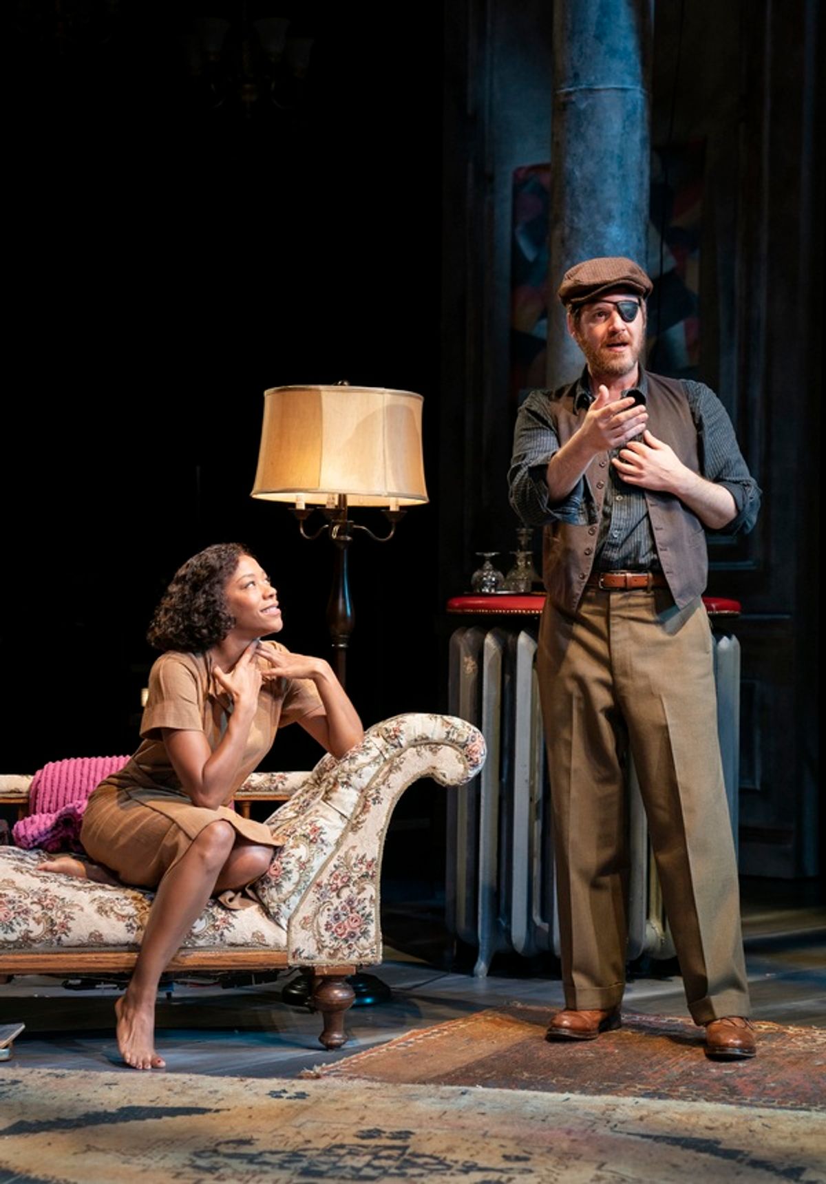 Nikki M. James and Michael Esper  at 