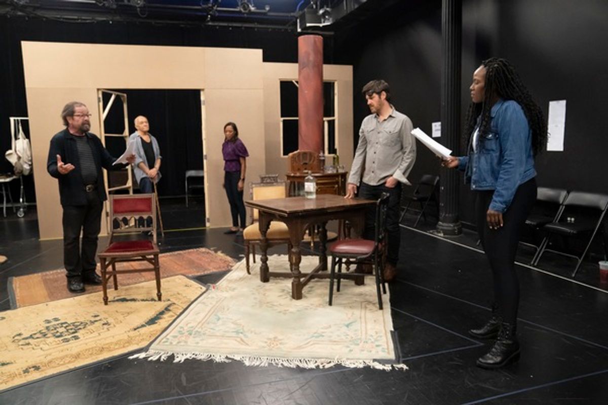 Jonathan Hadary, Mark Margolis, Nikki M. James, Michael Esper, and Crystal Lucas-Perry  at 