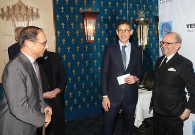 Hal Luftig, Dr. Stewart Adelson, Joel Grey Photo