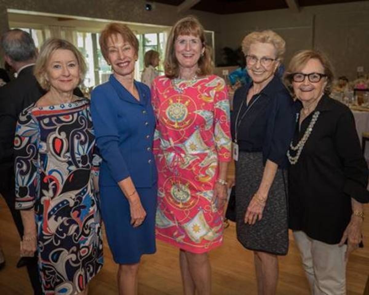 Nancy Bryant, Linda Carter, Marie Hanson, Judith Carney and Micki Peck at 