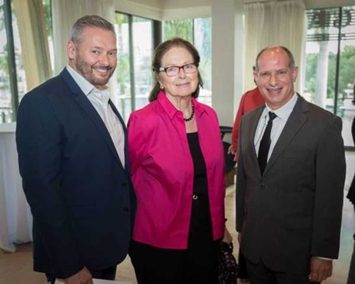 Martin Childers, Connie Folz and Andy Rogow at 