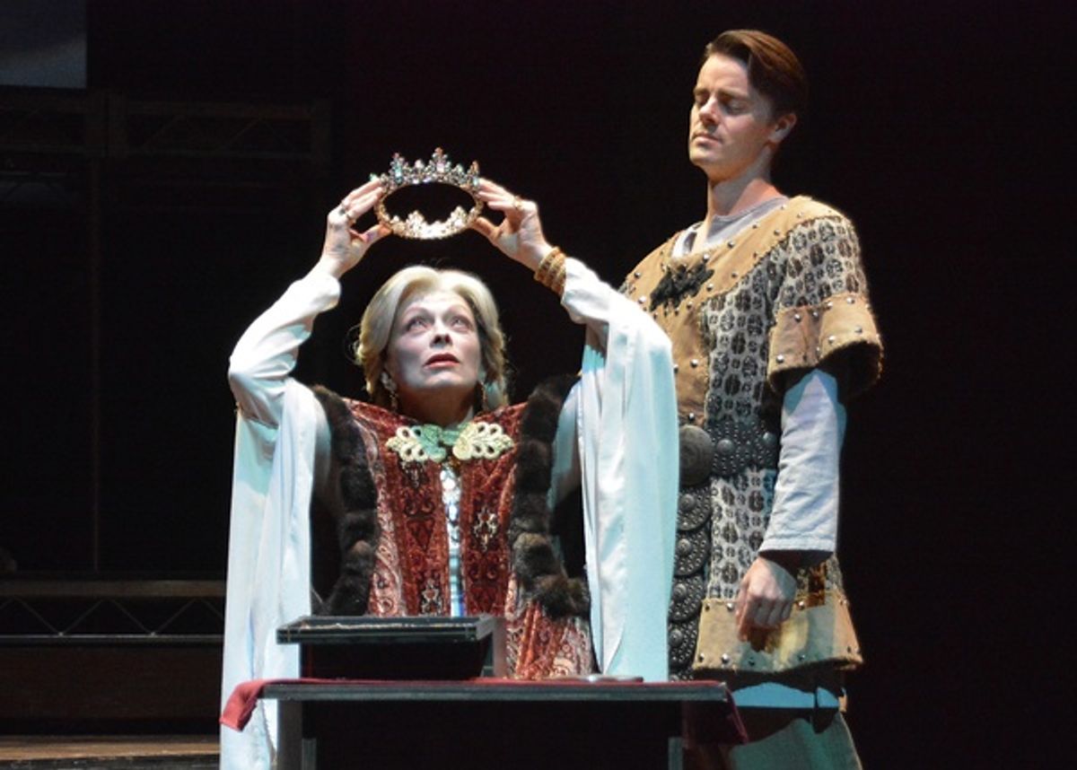 Frances Fisher and Ian Littleworth at 