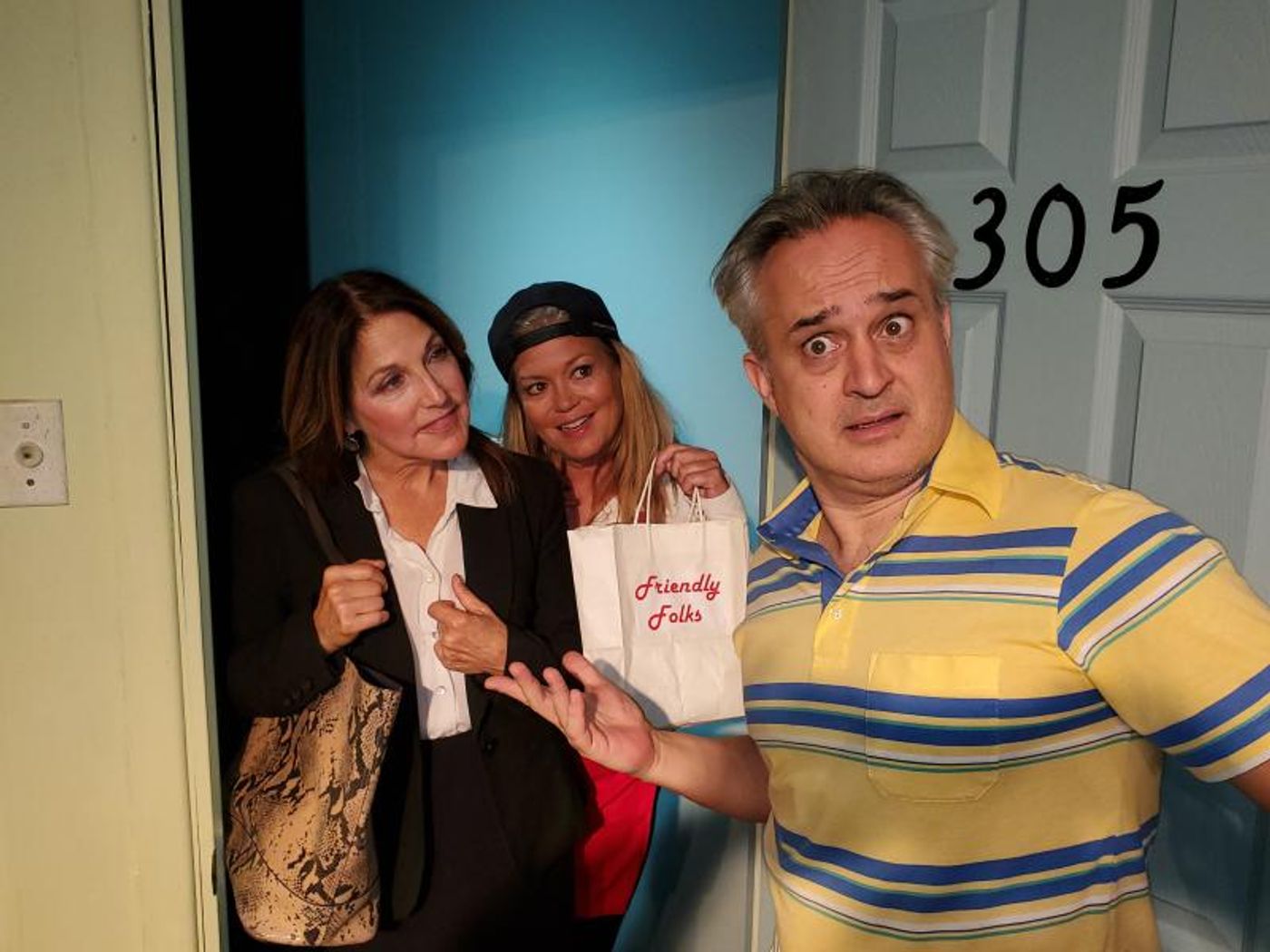 Review:   CHAMP AND HIS FOUR WOMEN CONQUER CONTEMPLATION AND ADD CONTENTMENT at Theatre Unlimited (T U Studios)  Image