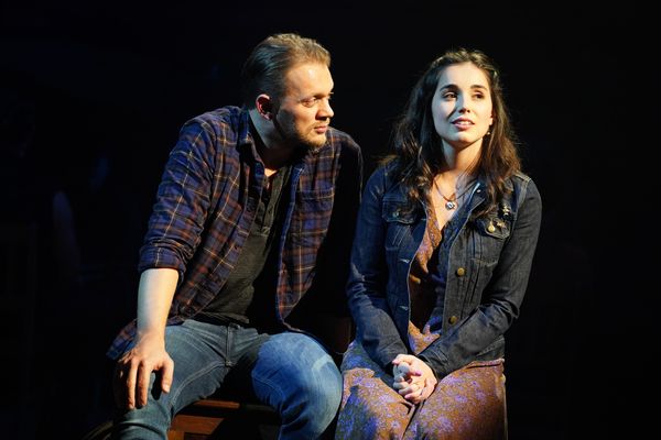 Matt DeAngelis (as Guy) and Mackenzie Lesser-Roy (as Girl) Photo