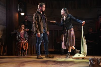  Tina Stafford (as BaruÅ ka), Matt DeAngelis (as Guy) and Mackenzie Lesser-Roy (as  Photo