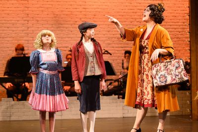 Emma Berman as "Baby June," Chloe Fong as "Baby Louise" and Ariela Morgenstern* as "R Photo