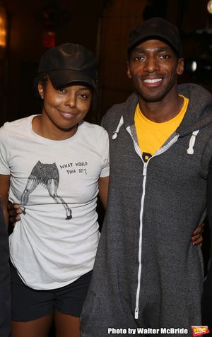 Adrienne Warren and Daniel J. Watts @ BroadwayWorld Adrienne Warren and Daniel J. Watts Photo