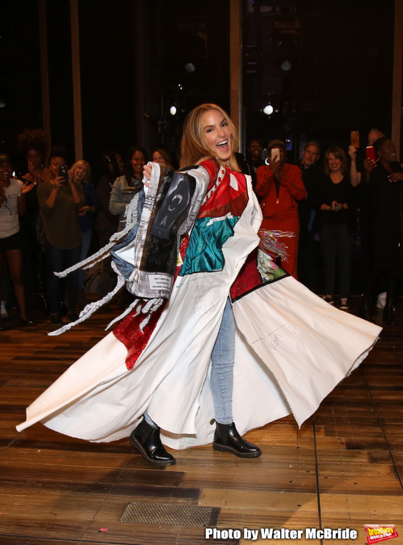 Photo Coverage: Katie Webber Receives the Legacy Robe on Opening Night of TINA  Image