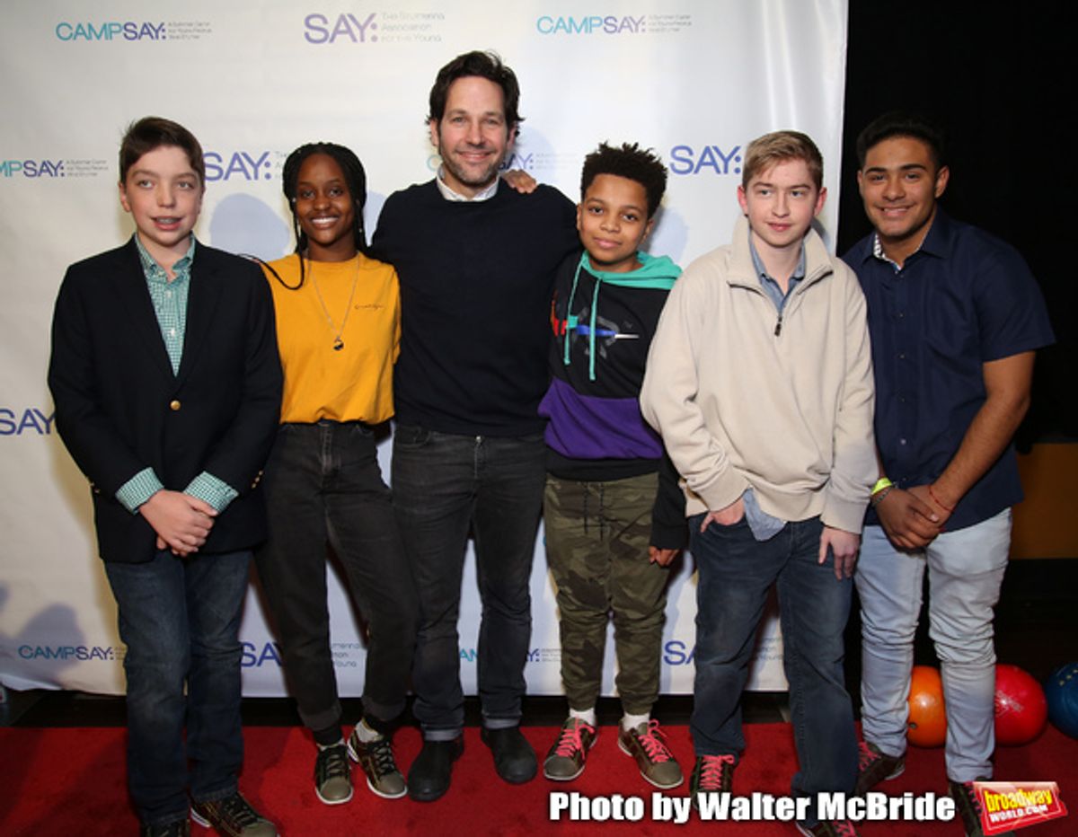Paul Rudd with SAY Kids at 