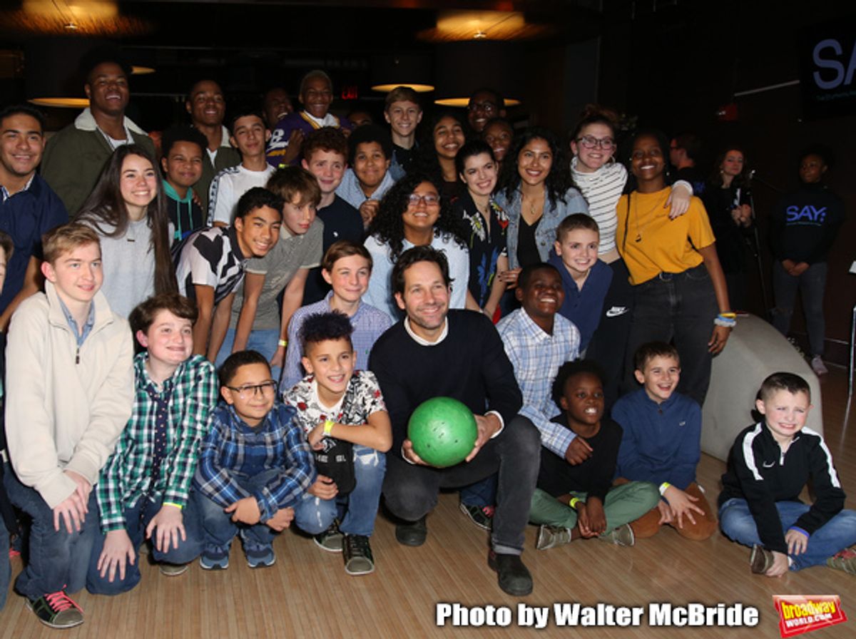 Paul Rudd with SAY Kids at 