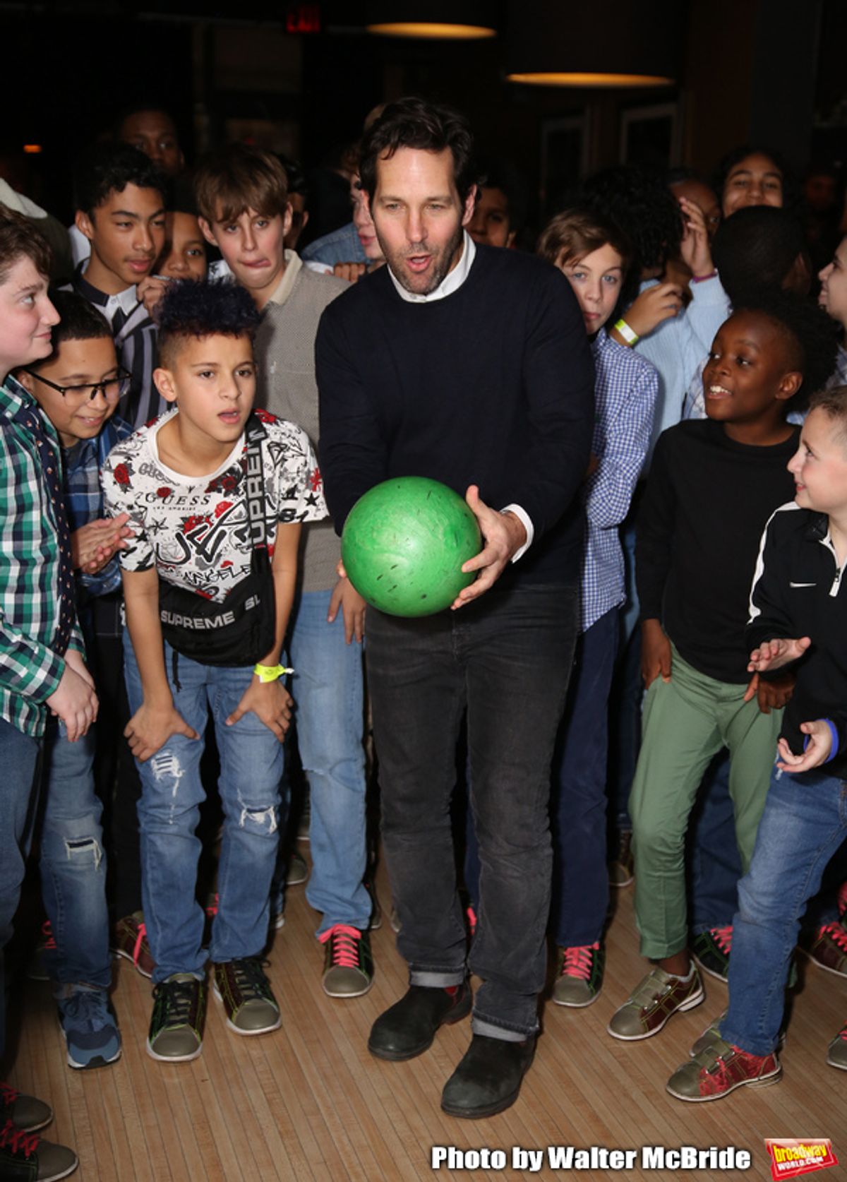 Paul Rudd with SAY Kids at 