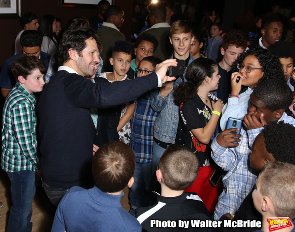 Paul Rudd with SAY Kids at 
