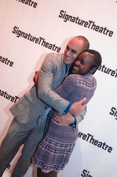 Saheem Ali and Lupita Nyong'o Photo