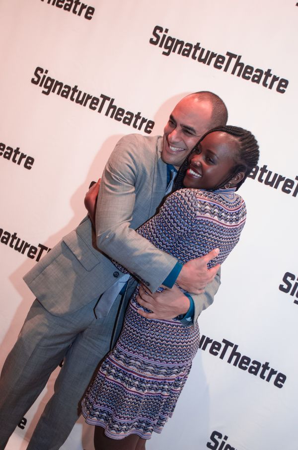 Saheem Ali and Lupita Nyong'o Photo