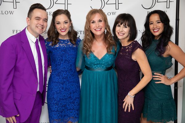 Benjamin Rauhala, Laura Osnes, Jodi Benson, Susan Egan, Courtney Reed
 Photo