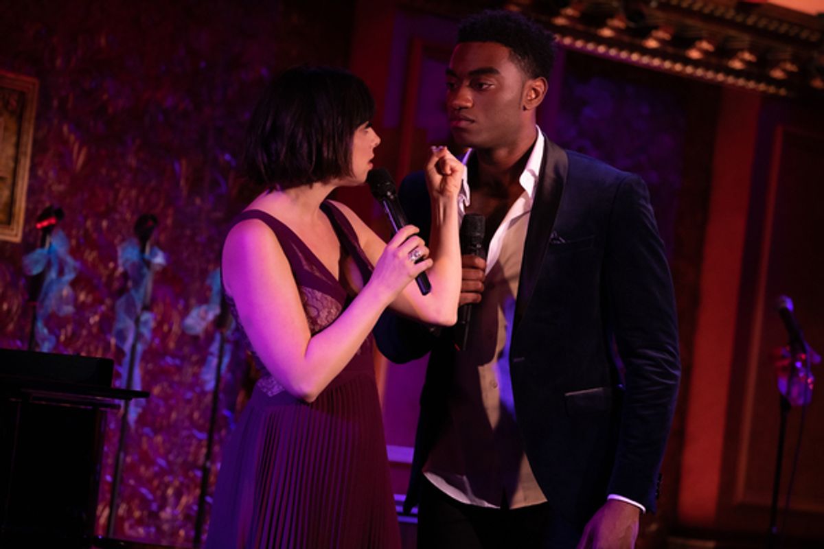 Krysta Rodriguez and Jelani Alladin at 