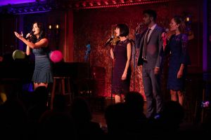 Courtney Reed, Susan Egan, Adam J Levy, and Laura Osnes Photo