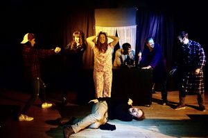 Full Cast of ''Fuddy Meers'' presented by the Black Box PAC (SHARI COHEN, MICHAEL GAR Photo
