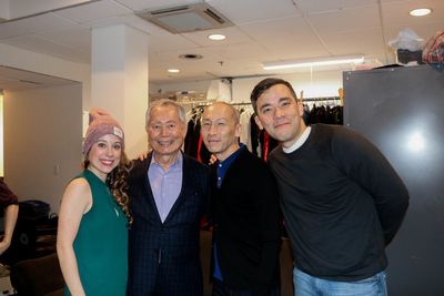 Alysealanouis, George Takei, Francis Jue, Conrad Ricamor Photo