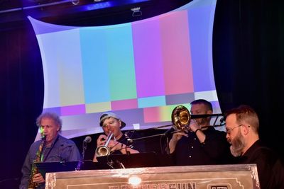 Jay Leslie, Maximillian Sangerman, Joe Snyder and Steve Snyder Photo