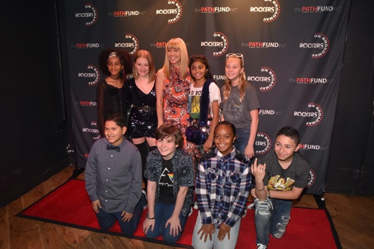 Morgan James with Mehret Marsh, Isabelle Gottfried, Sway Bhatia, Natalie Alverado, Myles Santiago, Timothy Foley, Nyla Jones and Matteo Russo at 