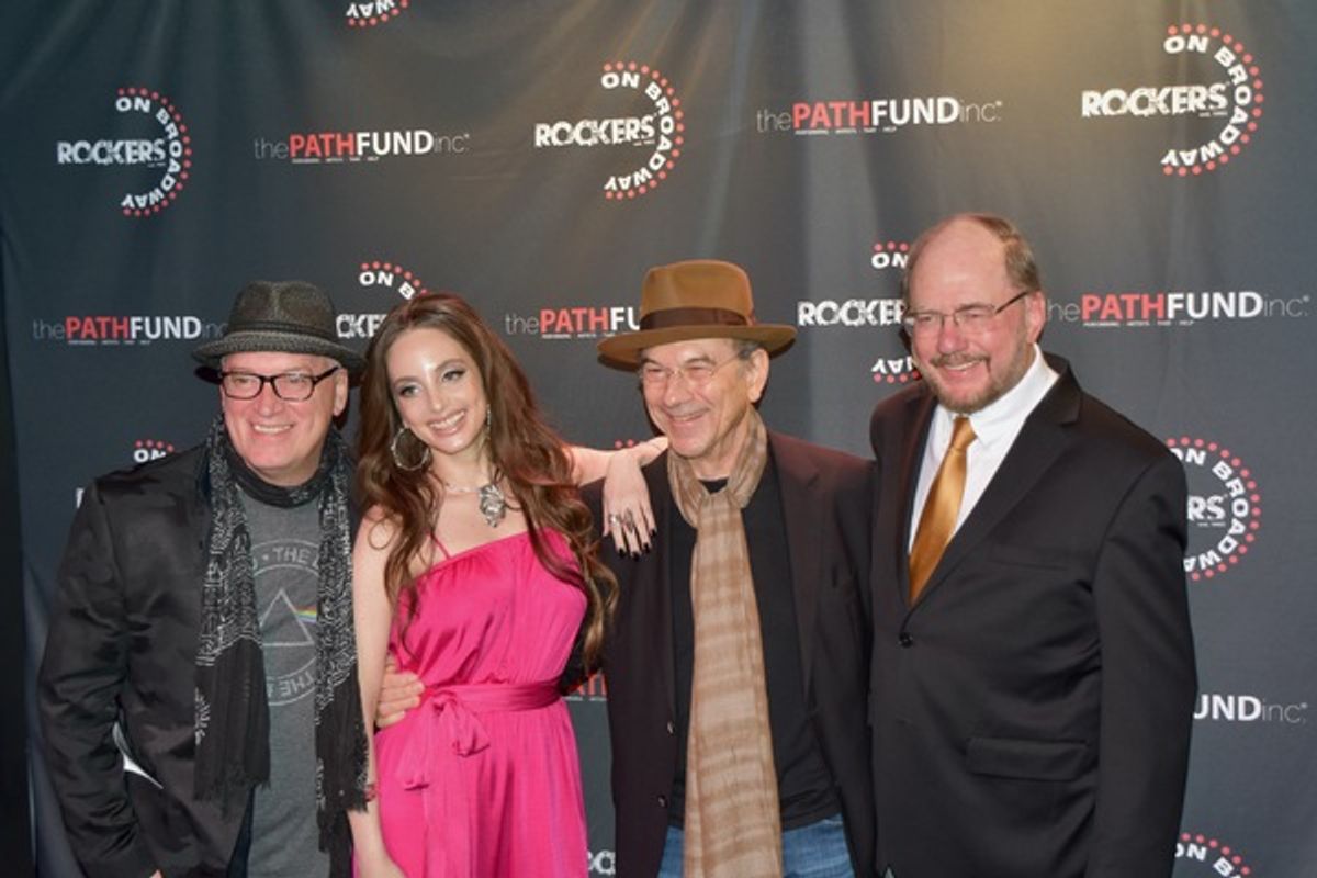 Donnie Kerh, Alexa Ray Joel, Russ Titelman and Rupert Holems at 