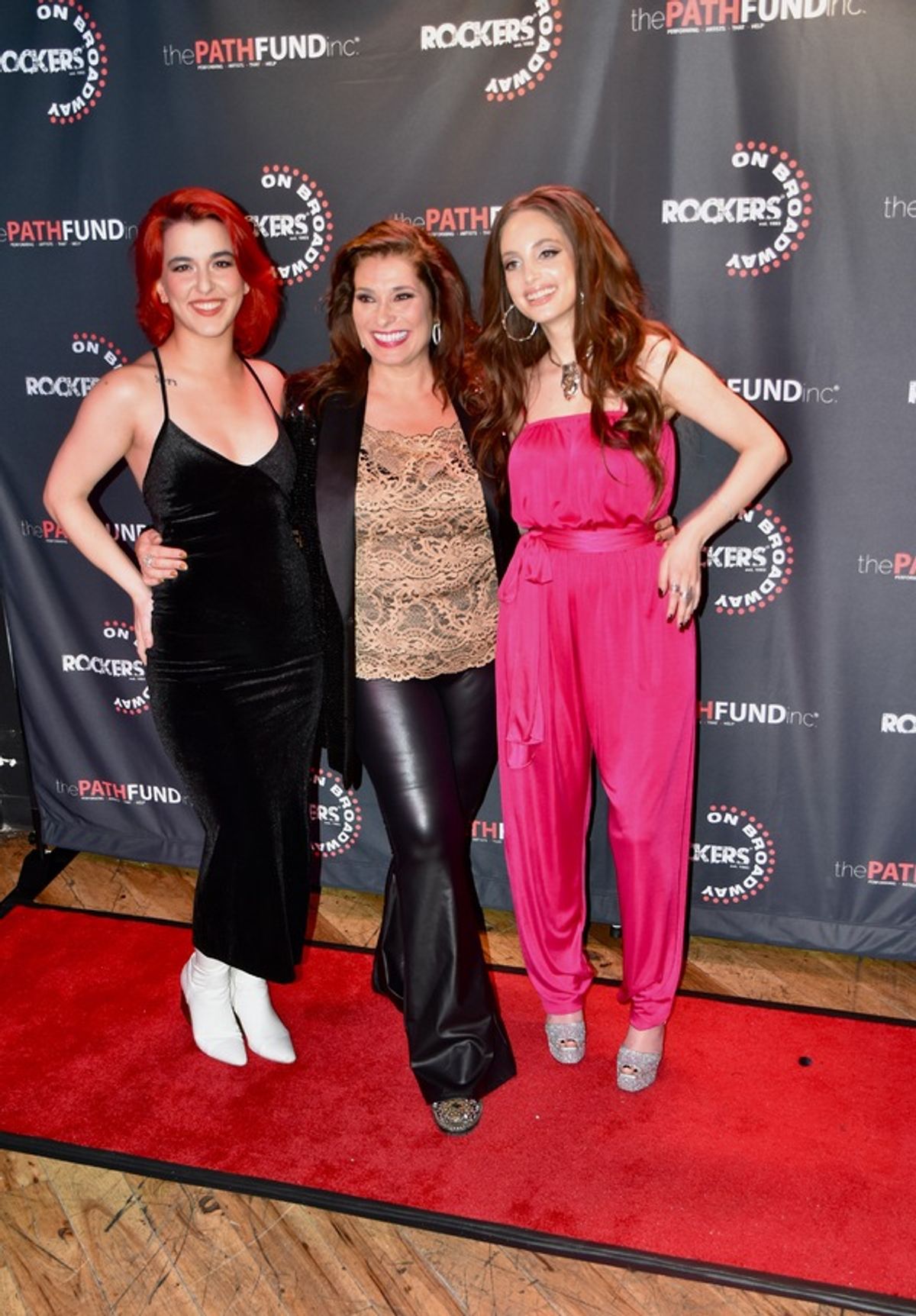 Sam Behr, Dolly Fox and Alexa Ray Joel at 