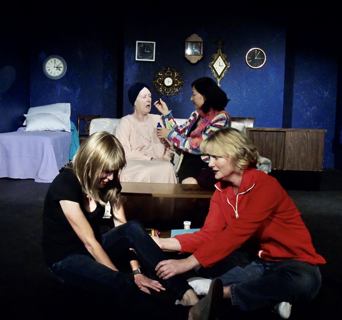 Kathy Bell Denton and Heidi Shon and Meg Wallace and Carolyn Crotty  at 