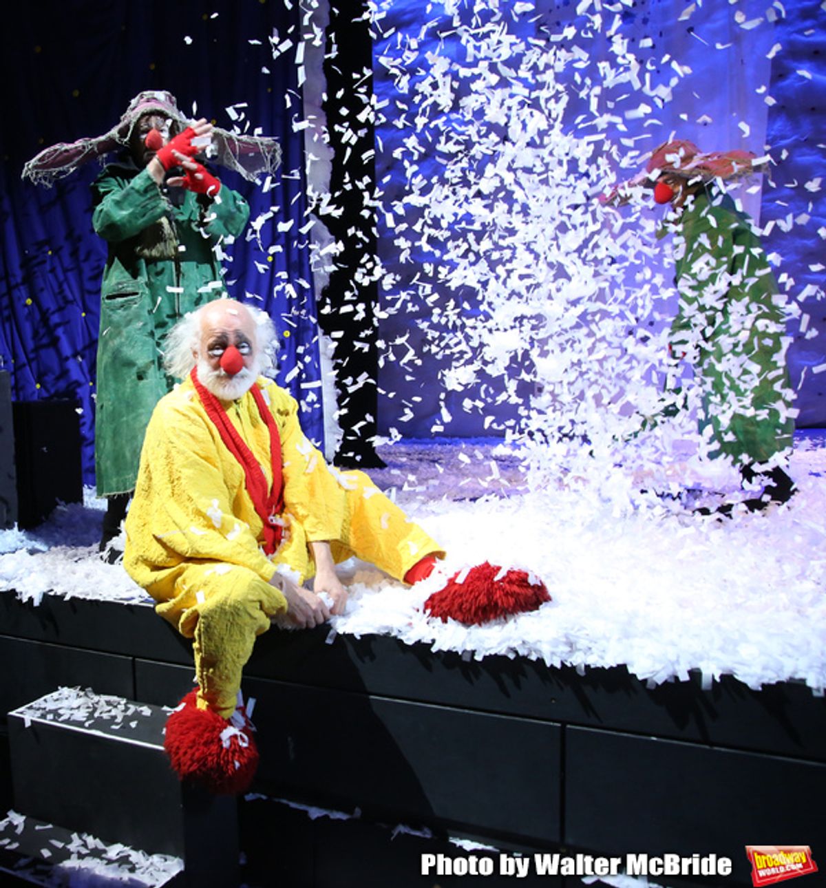 Slava Polunin with Cast at 