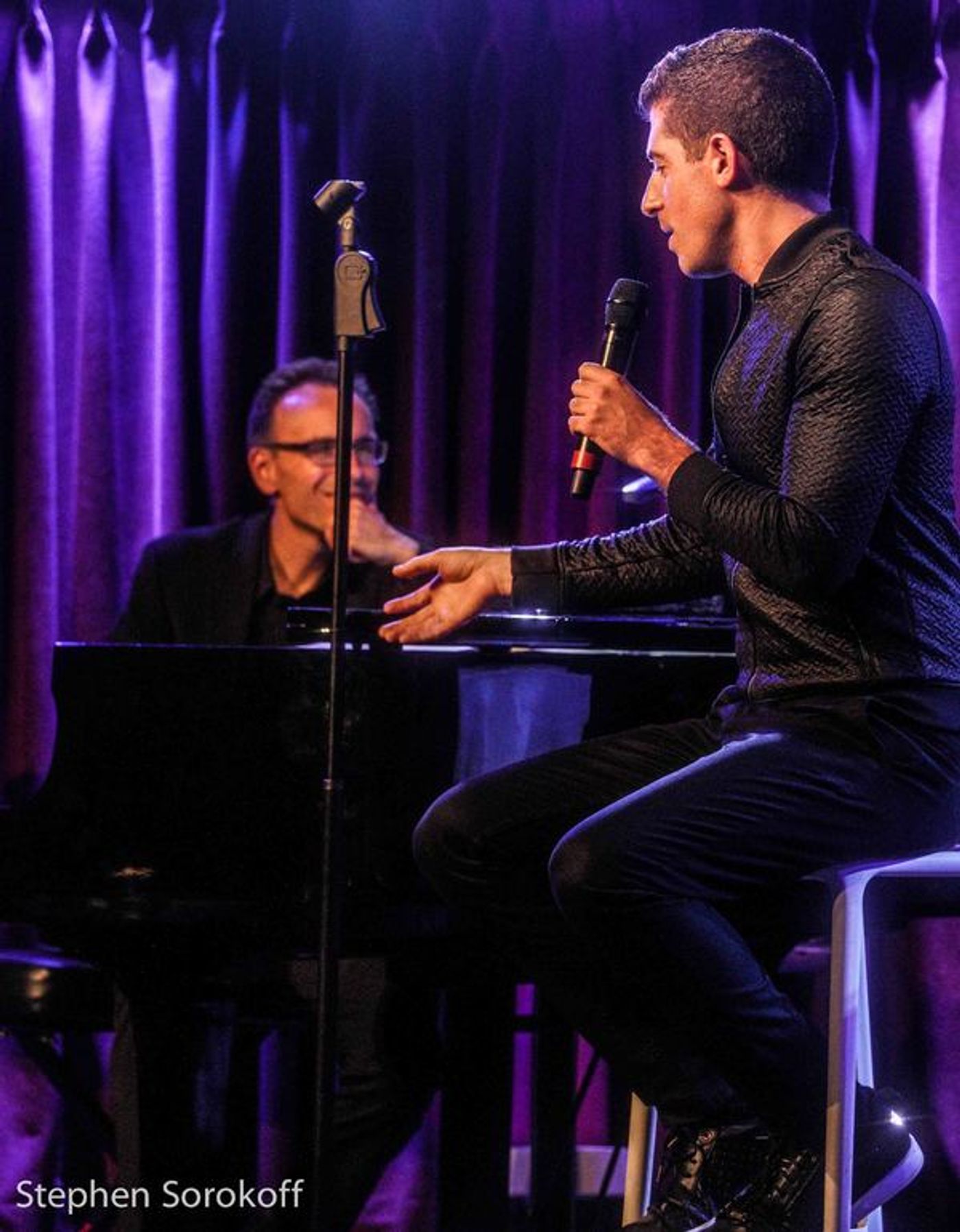 Photo Coverage: Stephen Schwartz Visits Anthony Nunziata at The Green Room 42  Image