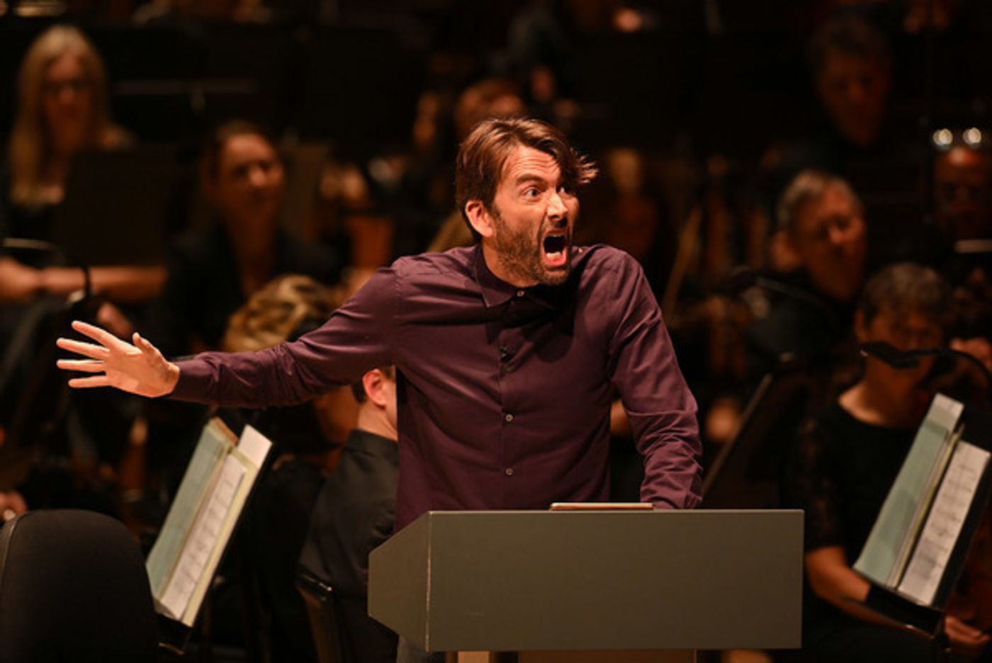 Photo Flash: The BBC Symphony Orchestra Performs Alongside Neil Gaiman at PLAYING IN THE DARK  Image