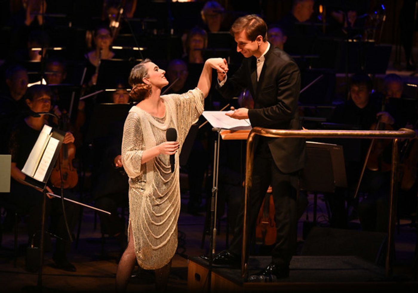 Photo Flash: The BBC Symphony Orchestra Performs Alongside Neil Gaiman at PLAYING IN THE DARK  Image