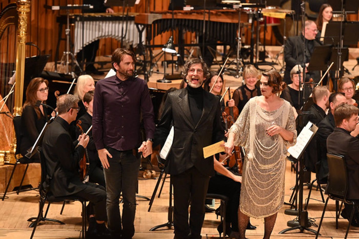Photo Flash: The BBC Symphony Orchestra Performs Alongside Neil Gaiman at PLAYING IN THE DARK  Image