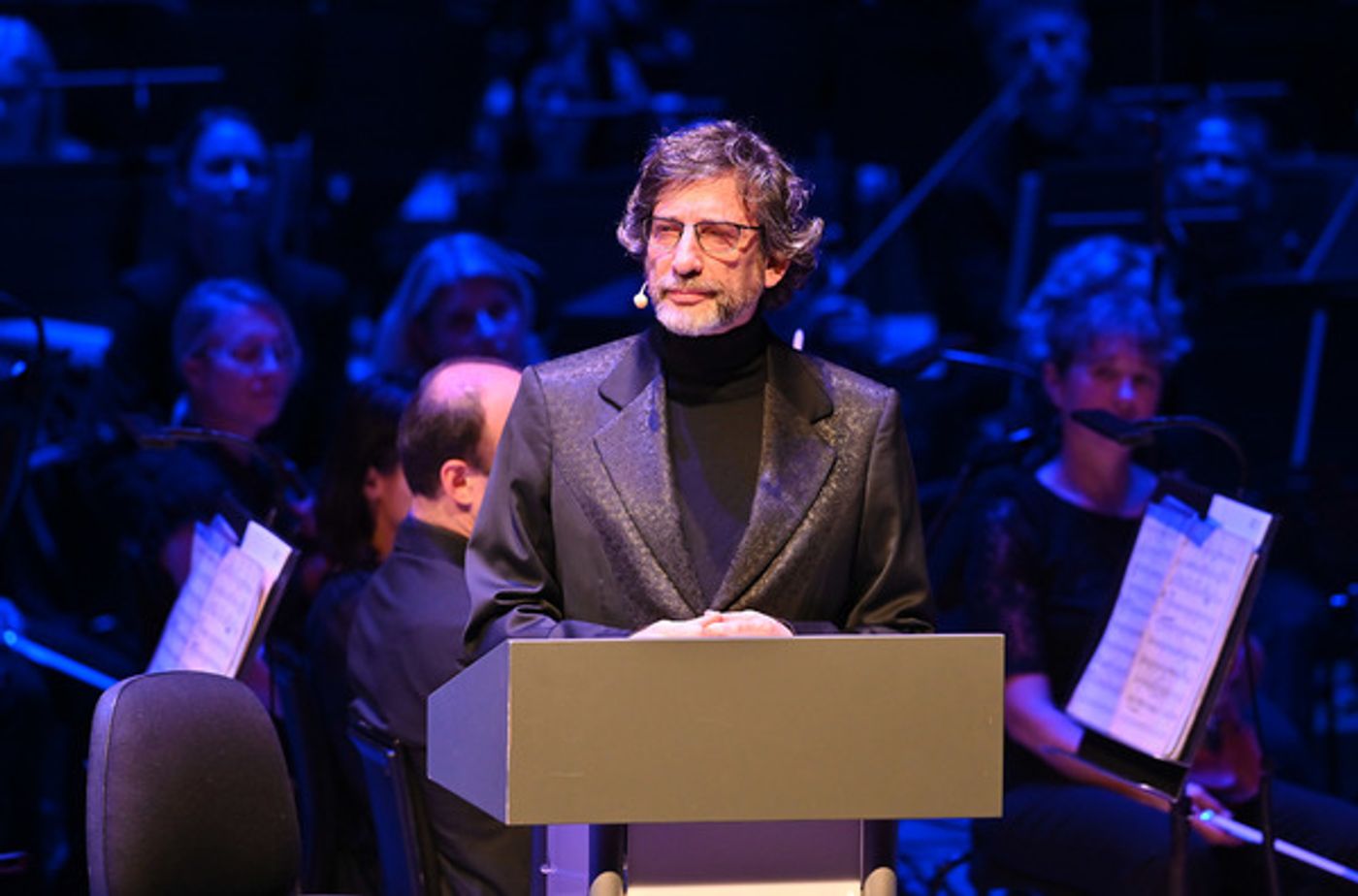 Photo Flash: The BBC Symphony Orchestra Performs Alongside Neil Gaiman at PLAYING IN THE DARK  Image